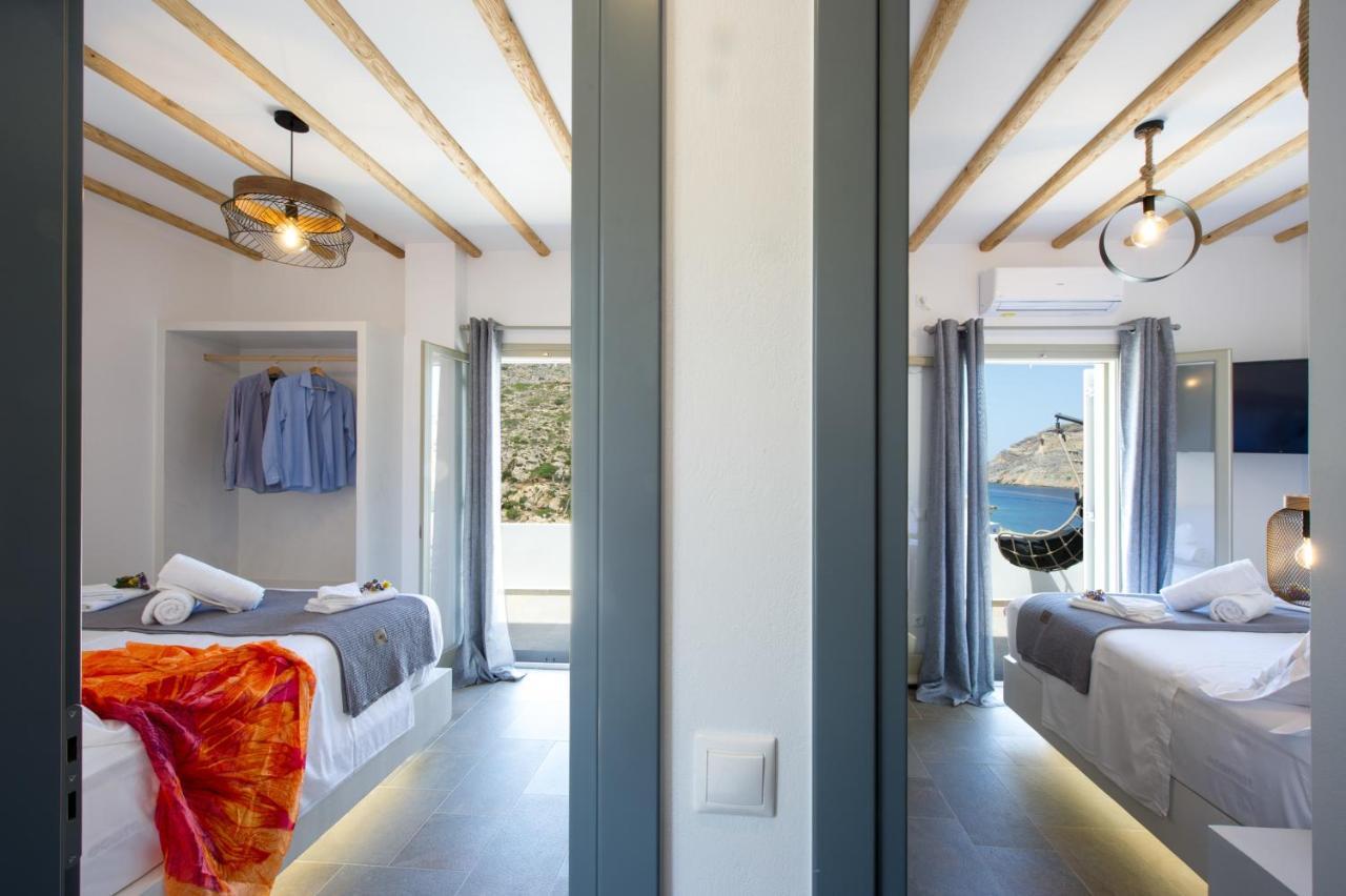 Droufakos' Home, Lux Seafront Apartment W. View Cherronisos (Sifnos) Exterior foto