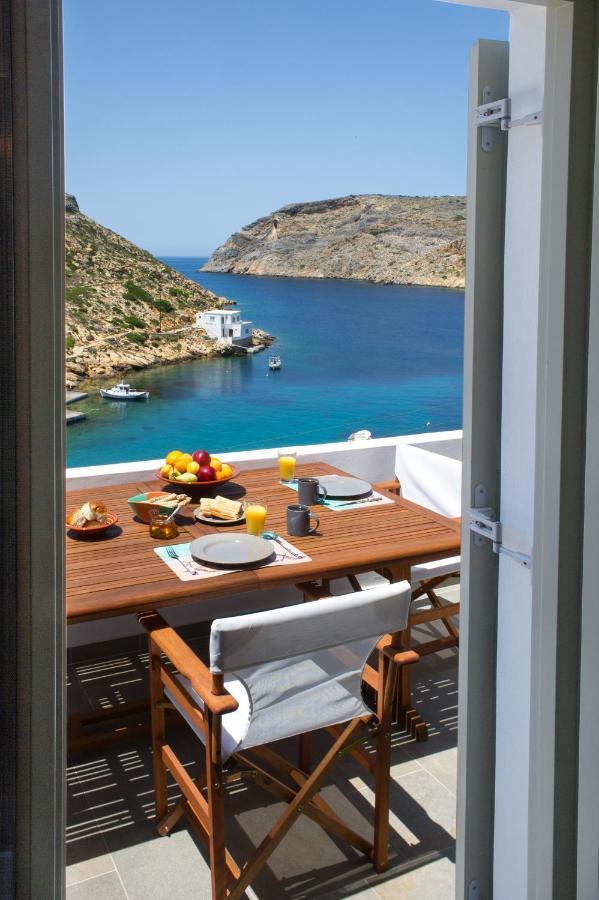 Droufakos' Home, Lux Seafront Apartment W. View Cherronisos (Sifnos) Exterior foto