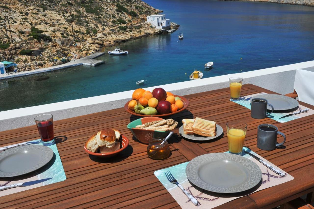 Droufakos' Home, Lux Seafront Apartment W. View Cherronisos (Sifnos) Exterior foto